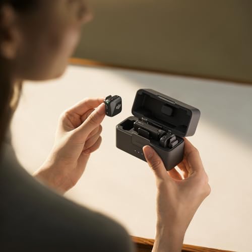 DJI Mic Mini (2 TX + 1 RX + Charging Case), Wireless Lavalier Microphone for Camera/iPhone/Android, Ultralight, Detail-Rich Audio, 48h Use, Noise Cancelling, Automatic Limiting, Vlog, Streaming by DJI - Image 8