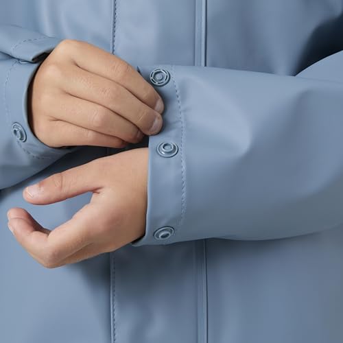 Image of Helly Hansen Junior Moss Jacket - Unisex Coat with HELOX, YKK Zipper, Detachable Hood, Adjustable Cuffs & Hem, Hand Pockets