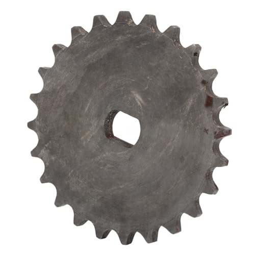 VGEBY Piñón del Motor Acero Al Carbono 420 24T H Orificio Piñón de Cadena del Motor de Alta Precisión para Motores Centrales Cepillados sin Escobillas
