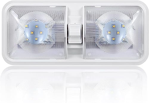 Image of 12V RV LED Lights with ON /Off Switch - Neutral 4500K 8W 600LM, Interior Lighting for RV Van Trailer Camper Boat - Pack of 1