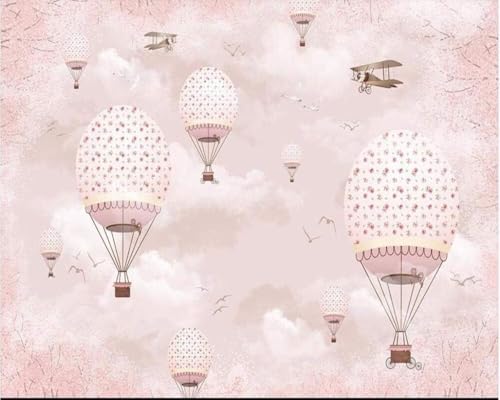 Papel pintado infantil de globos para decorar el dormitorio de los niños 6