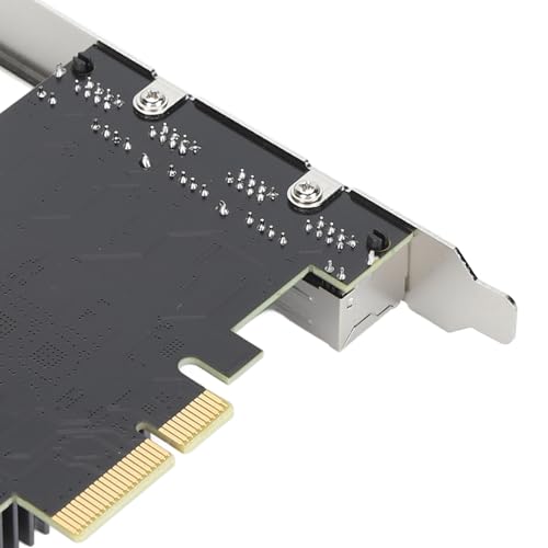 4 Puertos PCIe Tarjeta de Red Ethernet, Adaptador de Interfaz Gigabit Ethernet 100/1000/2500Mbps con 8 Indicadores LED, RJ45, Ranuras X4, X8, X16, compatible con Linux miniatura 3