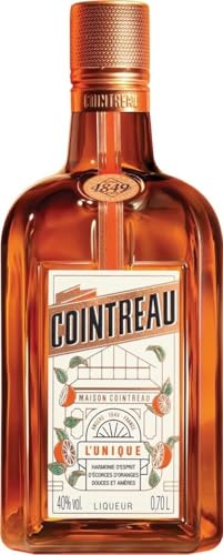 COINTREAU - L'Unique, Licor de Naranja, Triple Seco, para Cóctel, 40% Volumen de Alcohol - 700 ml