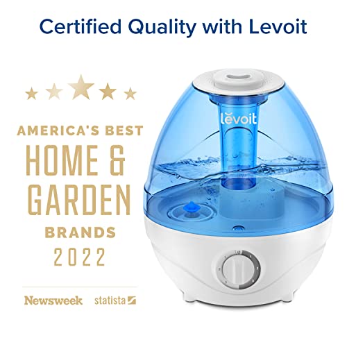 image for LEVOIT Humidifiers for Bedroom Large Room (2.4L Water Tank), Cool Mist