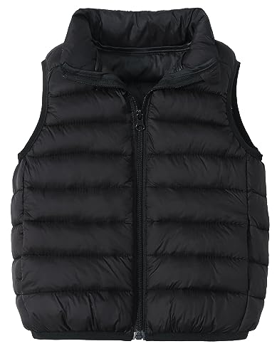Happy Cherry Kids Boys Girls Lightweight Winter Vest Quilted Puffer Sleeveless Jacket Down Outwear