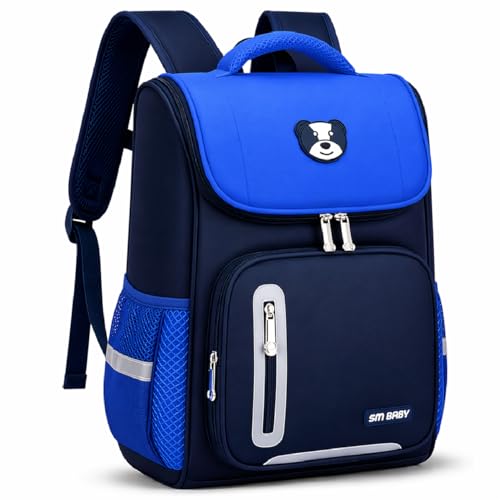 Image of School Bag for Boys & Girls 6-10 Years | Kids Lightweight Waterproof Backpack for 8-10 Years | Spacious Durable Book Bag for Primary & Middle School Students