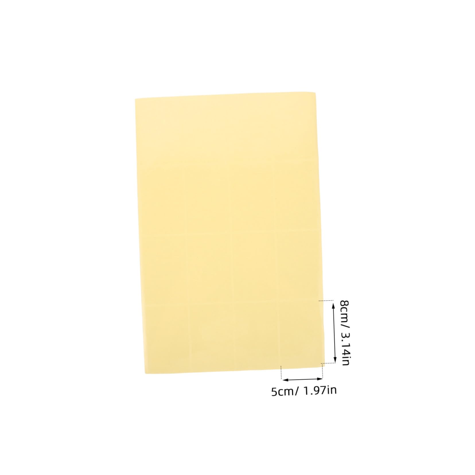 Hemobllo 1000pièces Étiquettes Autocollantes Rectangulaires Transparentes Pour Fermeture Emballage Protection Étiquettes Boîtes Et Enveloppes