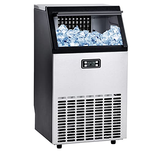 Máquina comercial de hielo de mostrador 100 lbs/24H con barrena miniatura 1