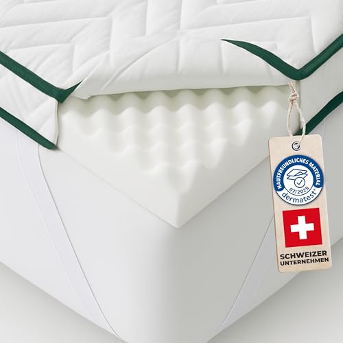 Welldora Recovery Topper 8 cm – wendbar H3/H4, 3D-Kontur, Matratzentopper für Boxspringbett & Allergiker, waschbar 90 °C, gegen Besucherritze, gegen Druckstellen, Oeko-TEX & Dermatest „sehr gut“ Welldora Recovery Topper 8 cm – wendbar H3/H4, 3D-Kontur, Matratzentopper für Boxspringbett & Allergiker, waschbar 90 °C, gegen Besucherritze, gegen Druckstellen, Oeko-TEX & Dermatest „sehr gut“