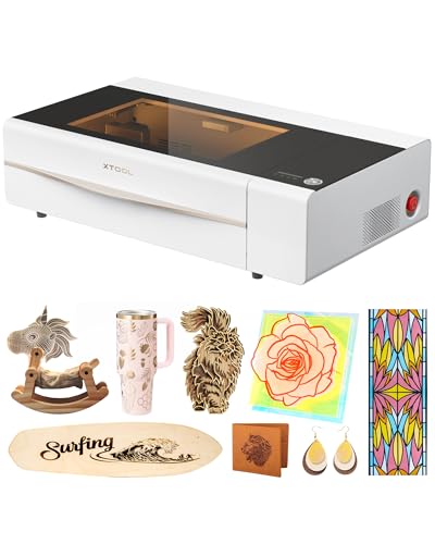 xTool P2S 55W CO2 [U[Jb^[ X}[gfXNgbv CO2[U[@ Jb^[}V fAX}[g16MPJ 3DȖʃV_[ ؍  AN KX z v [U[NX1 (zCg)