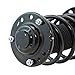 TRQ Front Strut & Coil Spring Assembly Set Driver & Passenger Sides Compatible with 03-11 Saab 9-3