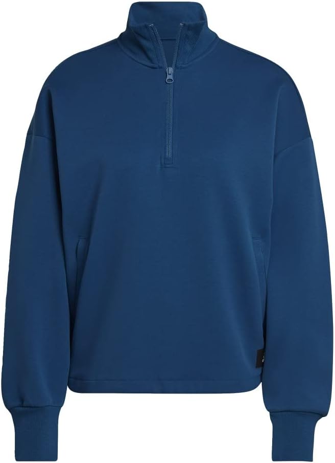 future icons badge of sport quarter zip sweatshirt