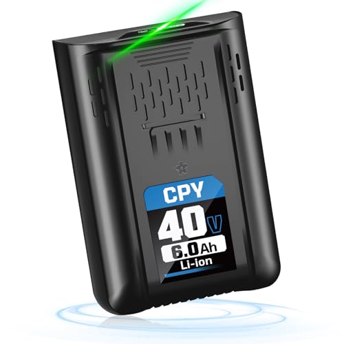 CPY Replacement for Kobalt 40V Battery 6.0Ah Lithium Ion 40V MAX Battery Compatible with KB540-06 KB440-06 KB240-06 KB2540C-06 for Cordless Power Tool Lawn Mower and String Trimmer