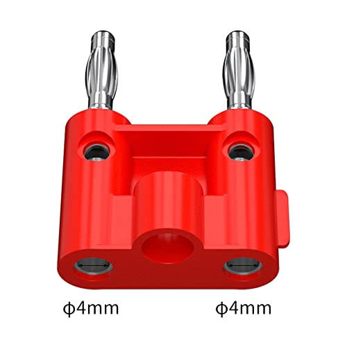 Pack de 10 Conectores Banana Doble para Cables de Altavoz miniatura 4