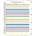 Ceiba Tree Teacher Record Book Grade Attendance Book Gradebook for Teachers Logs and Student Checklists Spiral-Bound Teacher Supplies for Classroom 8.5X11 inch Colorful
