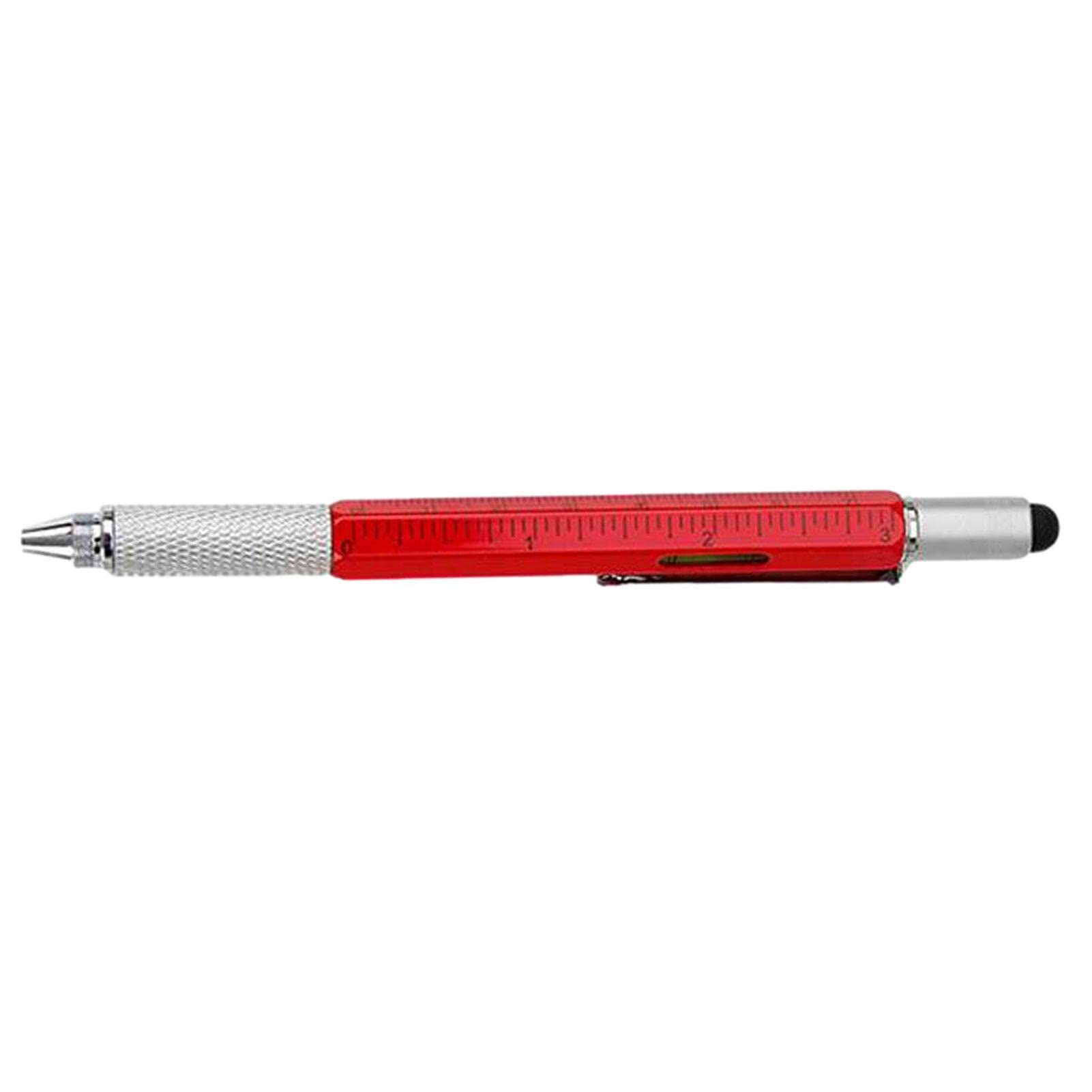 Stylo-Plume Stylet Règle Niveau Tournevis 6 IN 1