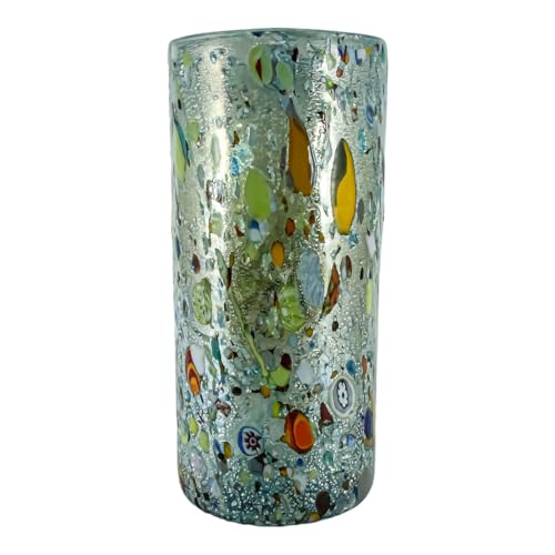 Vase en Murano d'art de Venise, design Millefiori haut de gamme