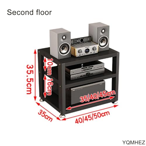 Rack de audio AV de 4 niveles Nero para reproductor de discos 8