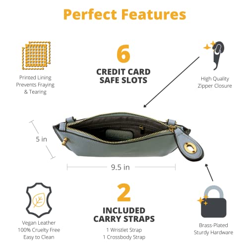 Joy Susan Women's Mini Crossbody: Wristlet Clutch #TOP1