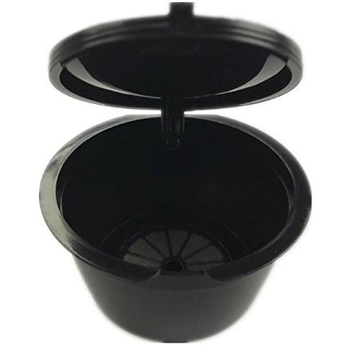 black 350ml Coffee Fliter Baskets Coffee Maker Universal Capsule Cup