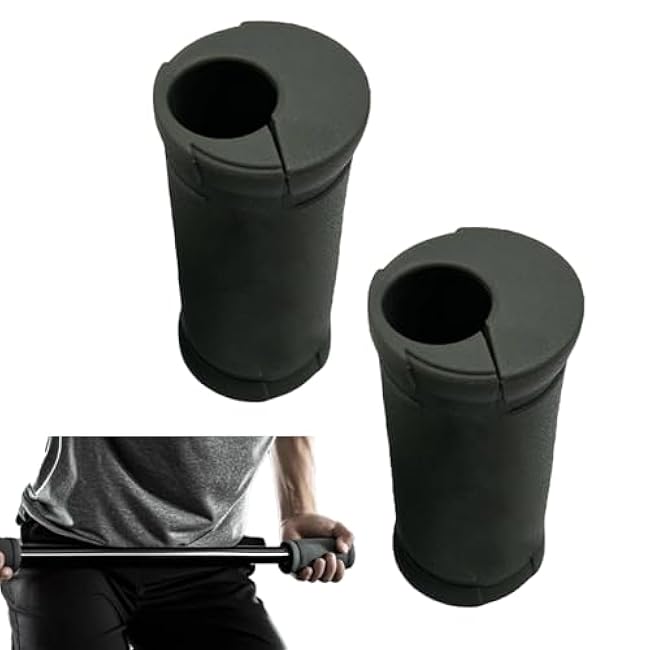 1 Pair Arm Training Rod Grips Barbell Hand Grips Strengthener Weightlifting Rod Grip Dumbbell Resin Grip Barbell