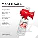 SABRE Sport and Safety Horn, 130 dB Air Horn, 60 ¼ Second or 25 ½ Second Bursts, Audible Up To 1/2-Miles (804-Meters), Perfect for Use at Sporting Events, Boating, Camping, Hiking