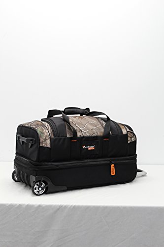 Pathfinder Gear Realtree 26 Inch Rolling Drop Bottom Duffel, Camo, One Size