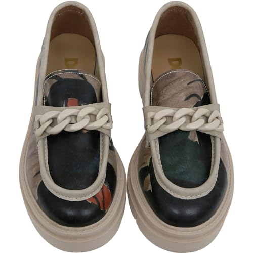 Image of DOGO Penny Loafers for Women - Handmade and Vegan Leather Platform Loafers for Women