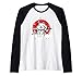 Funny Cat With Katana Otaku Cat Lover Maglia con Maniche Raglan