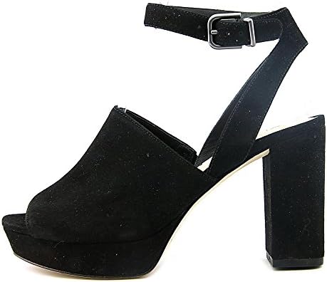 Via Spiga Julee Women US 7.5 Black Peep Toe Heels | Image 4