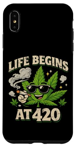 Life Begins at 420 �ʔ����喃�t�}���t�@�i�f�U�C�� �X�}�z�P�[�X iPhone XS Max �p