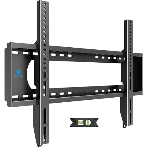 85 86 98 100 inch Heavy Duty TV Wall Mount for 55-120 inch Large TVs up to 220 LBS & 900x600mm Vesa, Ultra Slim Fixed TV Mount, Low-Profile TVS Bracket, 16" 24" 32" Wood Stud, Fit Most 65+ 75+ 120 TVs