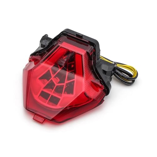 Feu arrière moto LED pour MT-07 haute visibilité avec clignotants intégrés