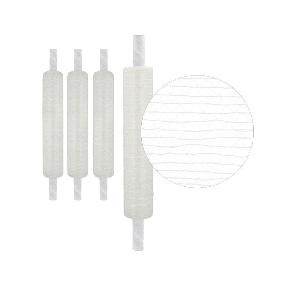 PSBM Pallet Netting Vented Stretch Wrap with Extended Core Handles, 128 Pack, 20 Inch x 1000 Feet, for Securing Pallets That Need Ventilation