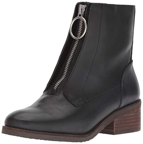 Lucky Brand Women's LK-TIBLY Ankle Boot, Black, 6 M US