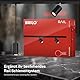 BRILONER - Schienensystem Rail Spotlight, schwenkbar, drehbar, kombinierbar, Zubehör, Tracklight, Spot, GU10, Deckenspot, Strahler, Deckenlampe, Deckenleuchte, 138x38x55 mm (LxBxD), Schwarz