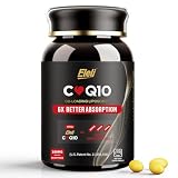 Eleli Ultra 6X Better Absorption Liposomal CoQ10 100mg Softgels – Small, Easy-to-Swallow Ubiquinol Coenzyme Q10 Supplement for Heart Health, Cholesterol, Blood Pressure Support – 90 Days Supply