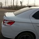 HAVERN Auto Heckspoiler Spoiler für Peugeot 301 2013-2016,Heckflügel Dachspoiler Kofferraumspoiler Kratzfeste Styling Nachrüsten Zubehör