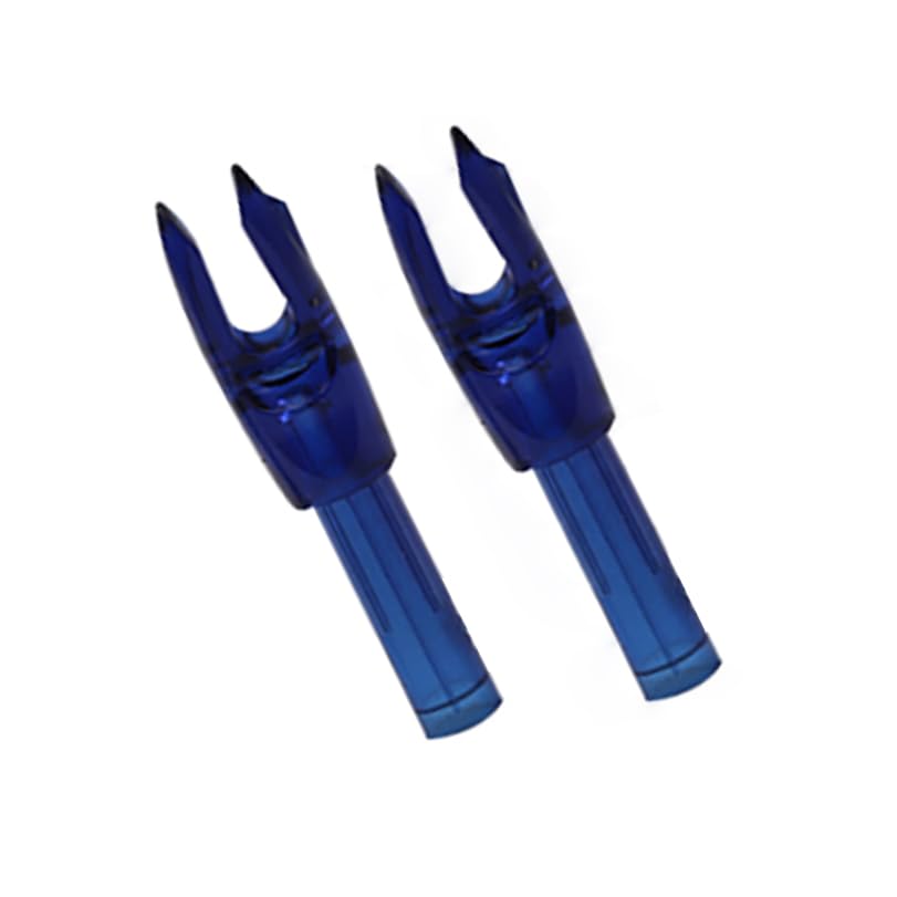 ACCMOS 50 Cocche Per Frecce Da Tiro Con L'Arco - Bocca Larga, Per Aste Da 4.2 Mm, Materiale PC - Foto 3