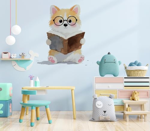 Vinilo decorativo infantil diseño animal 11.8x11.8 pulg miniatura 2