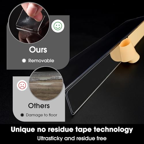 BOWERBIRD Transparent Toy Blockers for Furniture - Prevent Things from Going Under Couch, Sofa, Bed and Other Furniture, Only Suitable for Hard Floors - Image 5