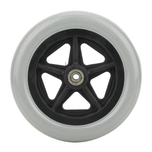 TIREOW Verstellbarer Regenschirm, Abnehmbarer Schnellverschluss, Verstellbarer 8 Knochen Regenschirmhalter Und Regenschirm Für Kinderwagen, Roller, Gehhilfen Und Rollstühle (Blau) 7 Rollstuhlvorderräder, 7-Zoll-Lenkrolle deaktiviert Antirutsch-Gummiräder Radersatz für Rollstühle, Rollatoren, Gehhilfen