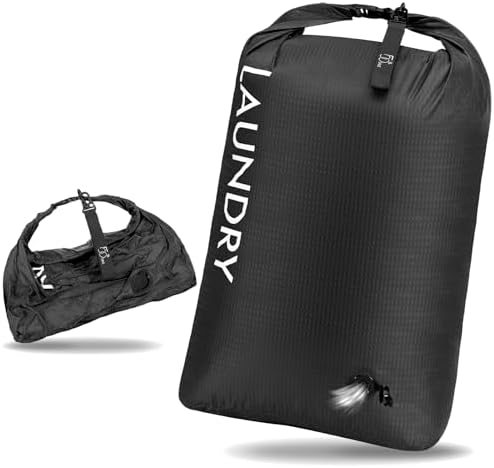 Compression Laundry Bag for Travel, Dirty Clothes Travel Laundry ...