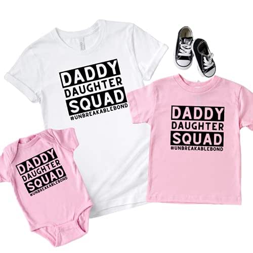 Daddy and Daughter Squad, Cute Father and Daughter Matching