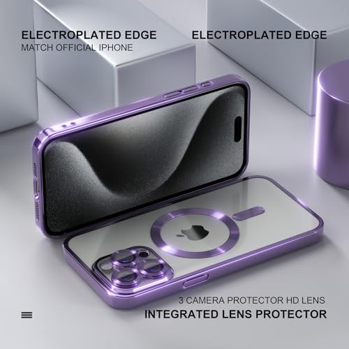 Image of Misea Magnetic for iPhone 15 Pro Max Case Compatible with MagSafe