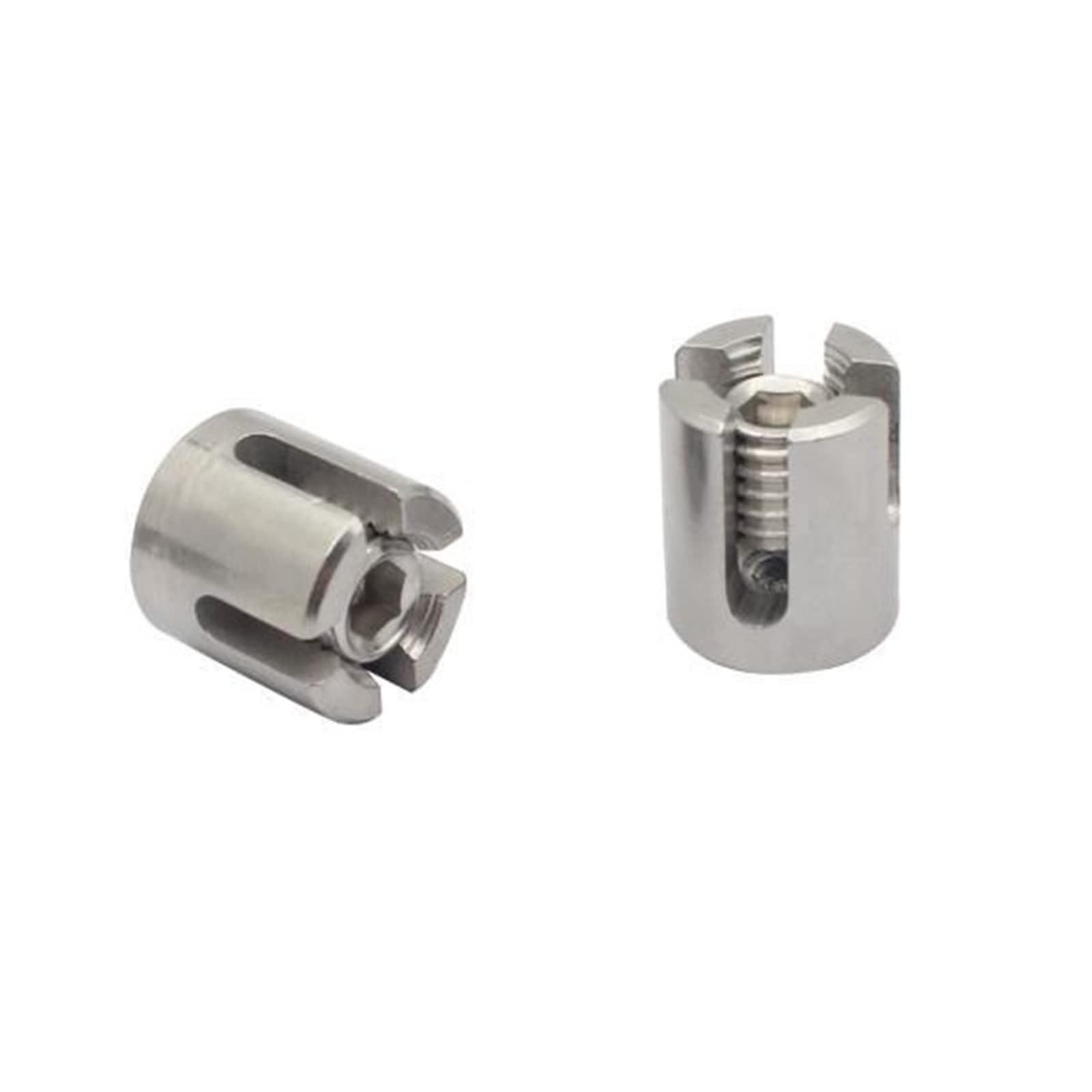 Haoyull 10 Pcs Green Wall Stainless Steel Hubs Wire Trellis s Cable Trellis System for Climbing, and Green Wall