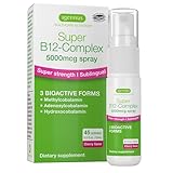 Igennus Triple Vitamin B12 Complex 5000mcg, Liquid Sublingual Spray, 45 Servings, Methylated Methylcobalamin, Adenosylcobalamin & Hydroxocobalamin, High Strength & Clean, Natural Cherry Flavor, Vegan