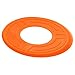 Nerf Dog Atomic Flyer Outdoor Dog Toy, 10 Inch Flying Disc Dog Fetch Toy, Rubber Dog Toy for Medium Dogs and Large Dogs, Orange