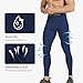 NuCamper Men's Compression Pants Cool Dry Tights Brethable Leggings Athletic Base Layer Bottoms for Running Basketball Navy