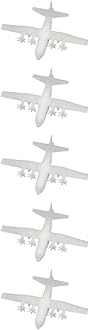 5PCS C-130 Hercules Military Transport Aircraft Resin Model – 1/2000 1/700 1/400 1/350 Scale 3D Model for Collectors(1/2000(12mm))